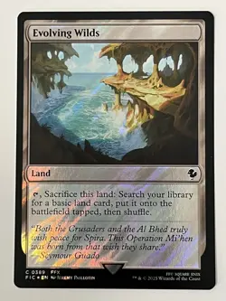 Evolving Wilds Surge Foil Commander: Final Fantasy MTG 0389 - Image 1