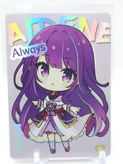 Goddess Story - Anime Waifu QR Chibi Trading Card - Raiden Shogun - Image 1