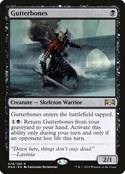 MTG - Gutterbones - Ravnica Allegiance - Rare - Image 1