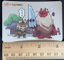 Goss Harag Monster Hunter Toyohashi 21 JR Capcom Card 2024 Japanese - Image 2