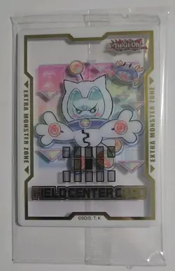 SEALED Yu-Gi-Oh Justice Hunters OFFICIAL FIELD CENTER CARD YUMMY SNATCHY NM/MINT - Image 1