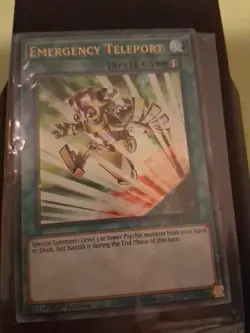 Yu-Gi-Oh Card - RA02-EN053 - EMERGENCY TELEPORTER (super rare holo) - NM/Mint - Image 1