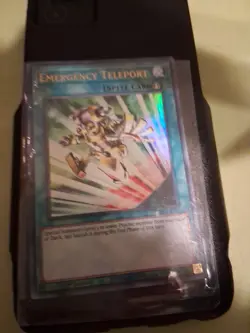 Yu-Gi-Oh Card - RA02-EN053 - EMERGENCY TELEPORTER (super rare holo) - NM/Mint - Image 2