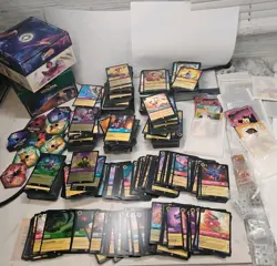 HUGE Disney Lorcana Mixed Card Lot W/ DIVIDERS, DICE, LORE COUNTER DIALS & MORE! - Image 1