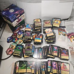 HUGE Disney Lorcana Mixed Card Lot W/ DIVIDERS, DICE, LORE COUNTER DIALS & MORE! - Image 3