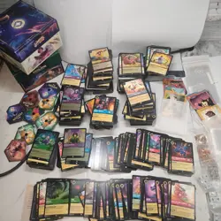 HUGE Disney Lorcana Mixed Card Lot W/ DIVIDERS, DICE, LORE COUNTER DIALS & MORE! - Image 4