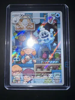 Vanillish 190/182 Pokemon TCG Paradox Rift Illustration Rare Card NM Condition - Image 1