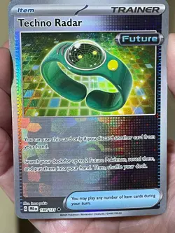 POKEMON TECHNO RADAR 130/131 UNCOMMON POKEBALL PRISMATIC EVOLUTION NM CARD - Image 1