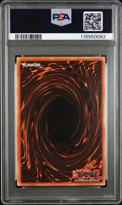 PSA 9 Dark Magician Girl Platinum Secret Rare EN107 7th Art Yugioh Card Stampede - Image 2