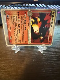 Pokemon TCG Typhlosion EX Sandstorm Holo Card 99/100 EX Rare Near Mint - Image 2