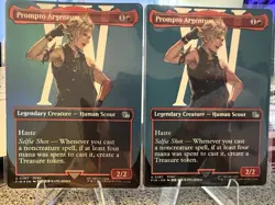 Prompto Argentum (Borderless) - 0387 - Foil & Reg - Final Fantasy FIN MTG - Image 1