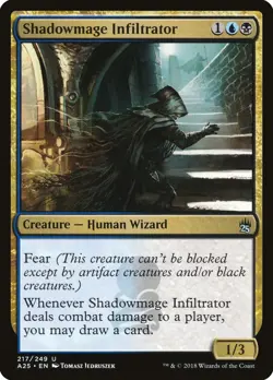 1x Shadowmage Infiltrator - NM - Various Masters Set - SPARROW MAGIC mtg - Image 1