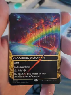 MTG Galaxy Foil Cascading Cataracts (0095) NM Unplayed EoE Stellar Sights - Image 1