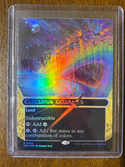 MTG Galaxy Foil Cascading Cataracts (0095) NM Unplayed EoE Stellar Sights - Image 1