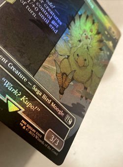 MTG Summon: Choco/Mog (Borderless Foil) Final Fantasy 358 NM - Image 3
