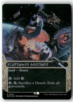 Scavenger Grounds (Borderless Foil) 0037 Mtg Magic NM - Image 1