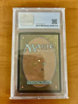 EXALTED DRAGON Exodus Rare Reserved List CGC 8 Graded MTG - Image 2