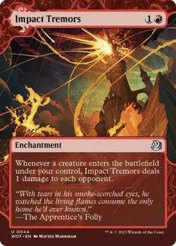 Impact Tremors Wilds of Eldraine NM MTG - Image 1