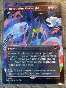 MTG - Devastating Onslaught Extended Art MTG Magic NM 308 - Image 1