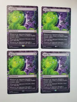 4x Waste Not - WoE Enchanting Tales - Near Mint - MTG - Image 1