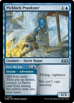 Picklock Prankster Wilds of Eldraine NM MTG - Image 1