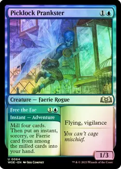 Picklock Prankster Foil Wilds of Eldraine NM MTG - Image 1