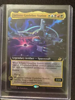Infinite Guideline Station (Extended Art) · Foil - NM - MTG EOE - Image 1
