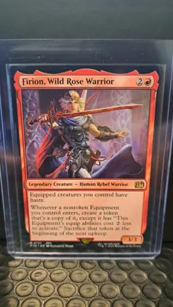 MTG Final Fantasy - Firion, Wild Rose Warrior #137 (Rare Legendary Creature) - Image 1