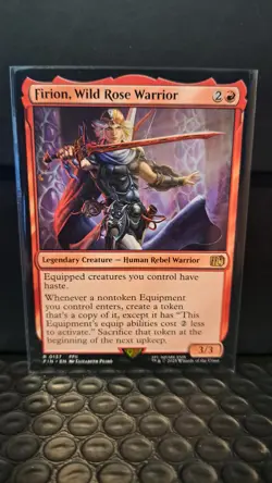 MTG Final Fantasy - Firion, Wild Rose Warrior #137 (Rare Legendary Creature) - Image 2