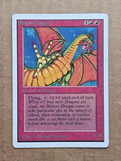 Shivan Dragon - Unlimited - HP - Magic MTG - Image 1