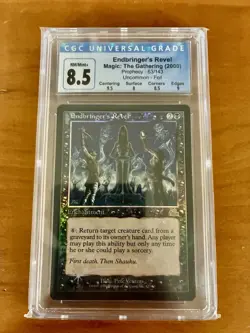 ENDBRINGER'S REVEL Prophecy Foil U CGC 8.5 Graded MTG - Image 1