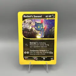 Pokemon TCG Rocket's Sneasel (Winner) 5/9 (Best Of Promos) LP Promo - Image 1