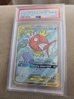 PSA 10 Magikarp & Wailord GX 161/181 Pokemon Team Up Alternate Art English GEM - Image 3