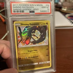 Pokemon Shining Rayquaza Shining Legends Holo #56 PSA 10 Gem Mint - Image 1
