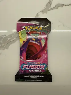 Pokemon TCG Fusion Strike Sleeved Booster Packs Lot Of 6 Gengar Pack Art Sealed - Image 2