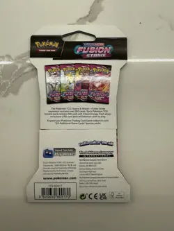 Pokemon TCG Fusion Strike Sleeved Booster Packs Lot Of 6 Gengar Pack Art Sealed - Image 3