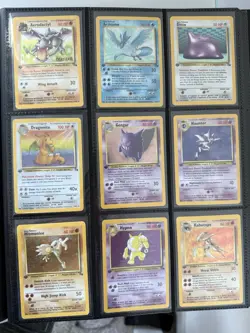 1st Edition Pokemon Fossil Master Set 62/62 100% Complete First Edition Vintage - Image 1