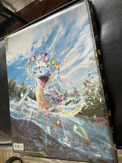 Stellar form Terapagos & Lapras Binder with 135 Pokemon Reverse Holo Rares - Image 3