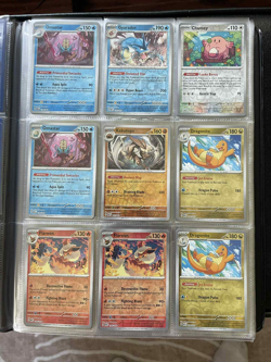 Stellar form Terapagos & Lapras Binder with 135 Pokemon Reverse Holo Rares - Image 4