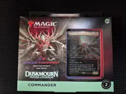 Magic The Gathering MTG Duskmourn Endless Punishment Sealed Commander Deck - Image 1