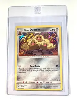 Pokemon Alolan Dugtrio Holo 11/12 2019 McDonalds Promo - Image 1