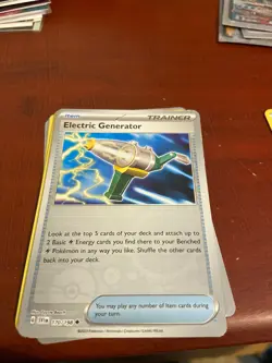 ELECTRIC GENERATOR 079/091 PALDEAN FATES POKEMON (REVERSE HOLO, NM) - Image 1