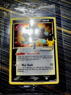 Greninja Gold Star HOLO BLEED! Pokemon Celebrations Promo SEALED NM 2021 25th - Image 2