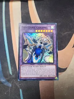 Dracotail Gulamel JUSH-EN007 Super Rare 1st Ed NM Yugioh - Image 1