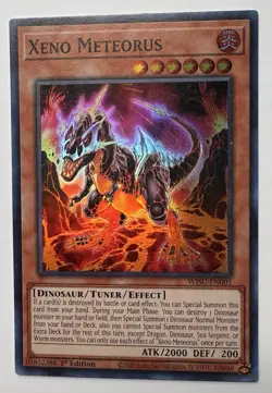 Xeno Meteorus #WISU-EN001 Yugioh Lightly played 1st Edition - Image 1