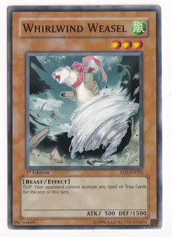 Whirlwind Weasel - EOJ-EN025 1st Edition - YuGiOh-LP - Image 1