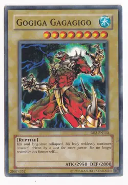 Yugioh- 1X Gogiga Gagagigo - Common - Unlimited - DR2-EN113 - Light Play - Image 1