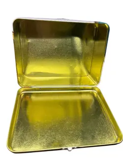 Pokemon Trading Card Game Tin Storage Box Lunchbox Pikachu + Stickers & Notepad - Image 2