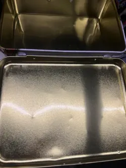 Pokemon Trading Card Game Tin Storage Box Lunchbox Pikachu + Stickers & Notepad - Image 4