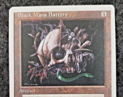 Black Mana Battery 4th Edition NM Artifact Rare MAGIC GATHERING CARD (DS3D1H5) - Image 3